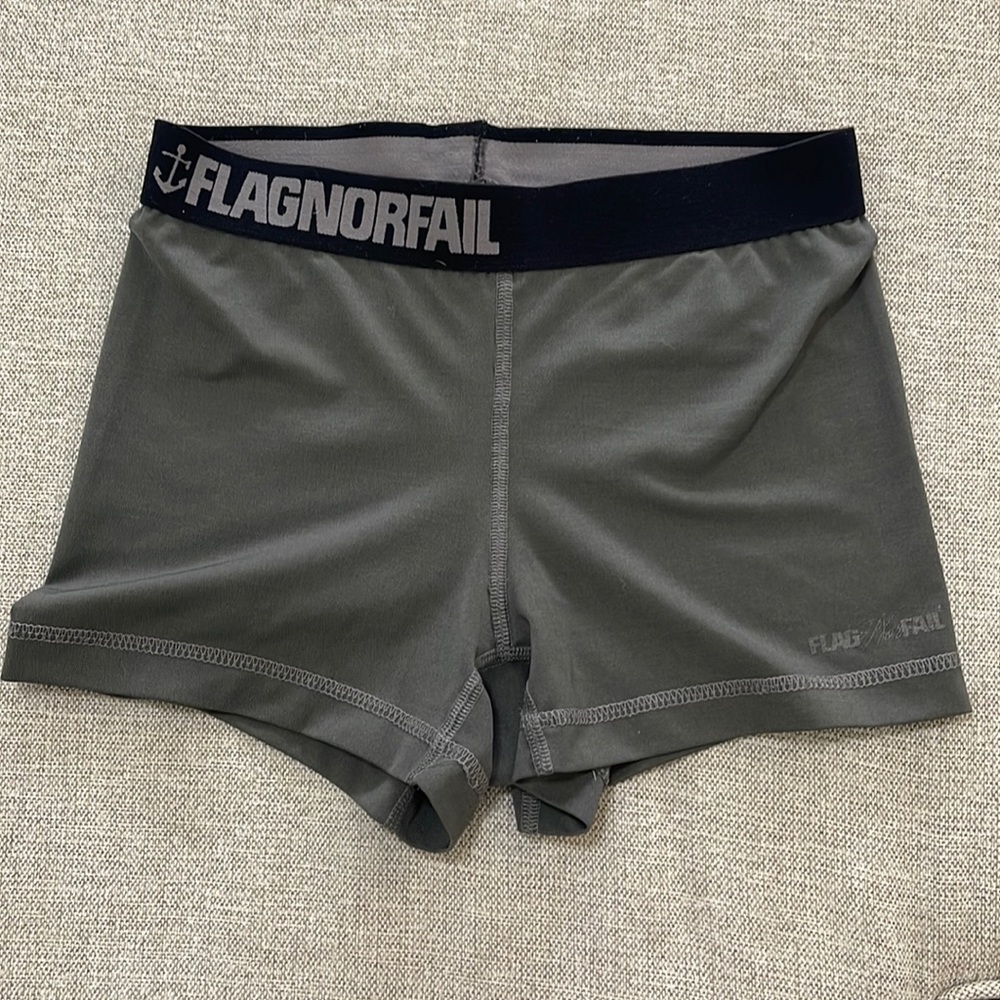 FLAG NOR FAIL athletic shorts